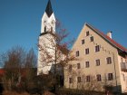 Attenkirchen , Ortsmitte Winter