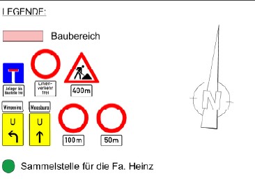 Legende Oberappersdorf Baustelle