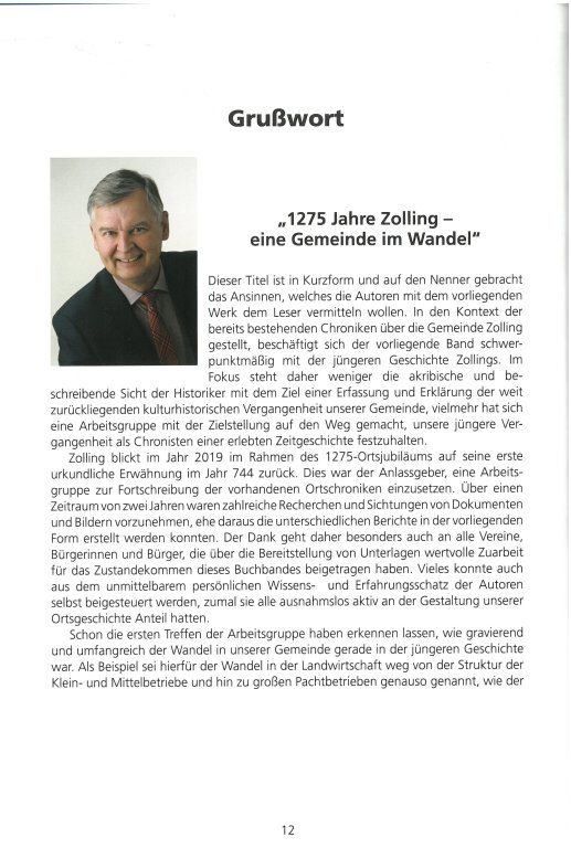Grußwort Grußwort